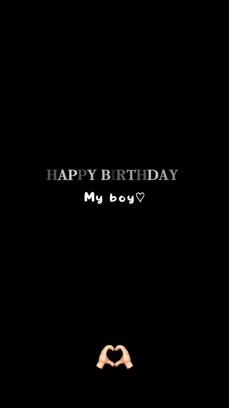 HBD MEU MENINO 