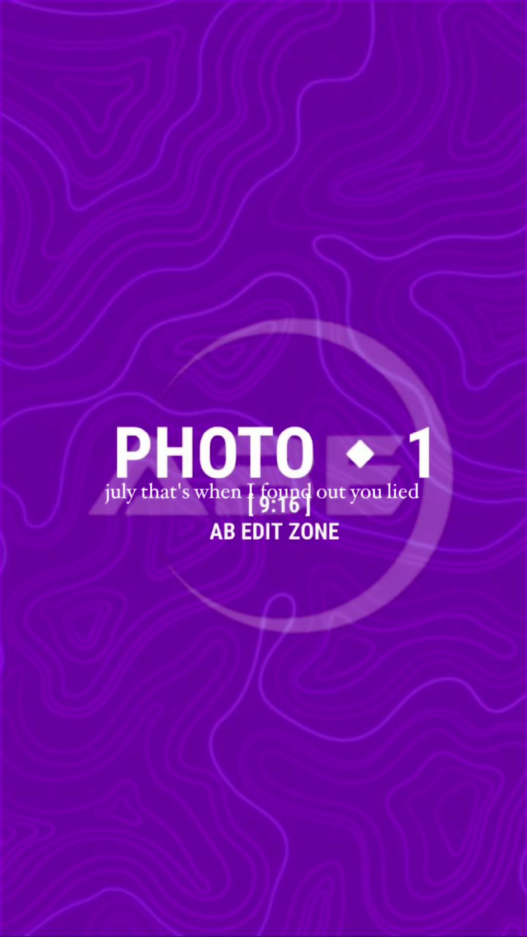 NEW EDIT ZONE
