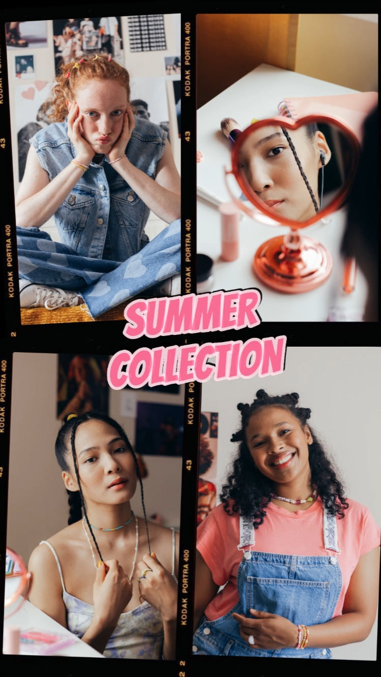 Roupas de verão Exibição do produto Light Easy Open Tiktok Style