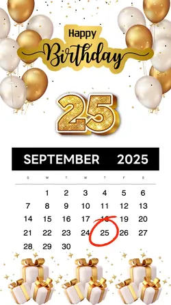 bday 25 september