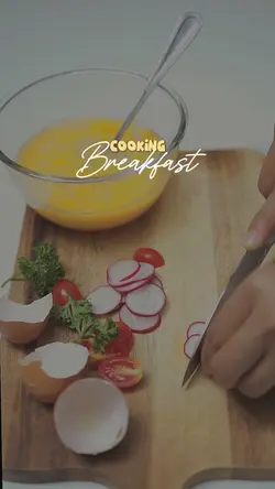 Cooking breakfast