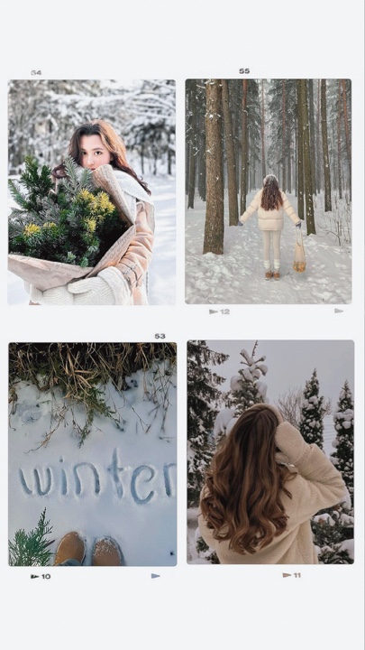 Collage d'hiver