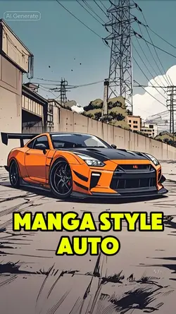 Manga style auto