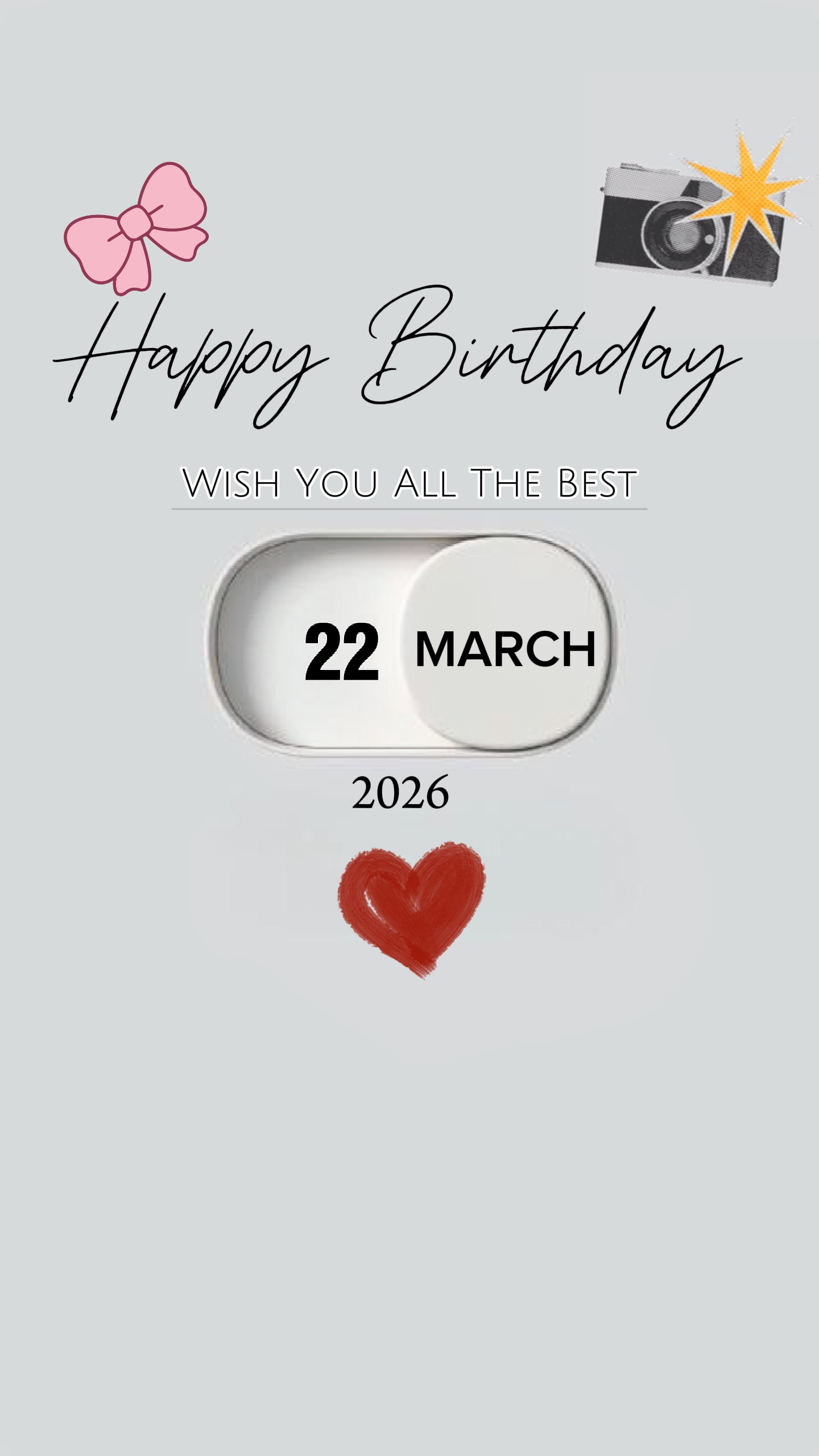 HBD MYLOVE 22 MARS