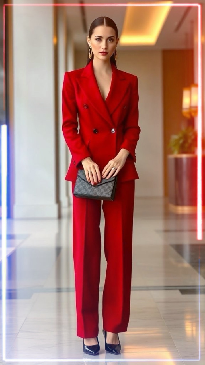 Trajes-Color rojo