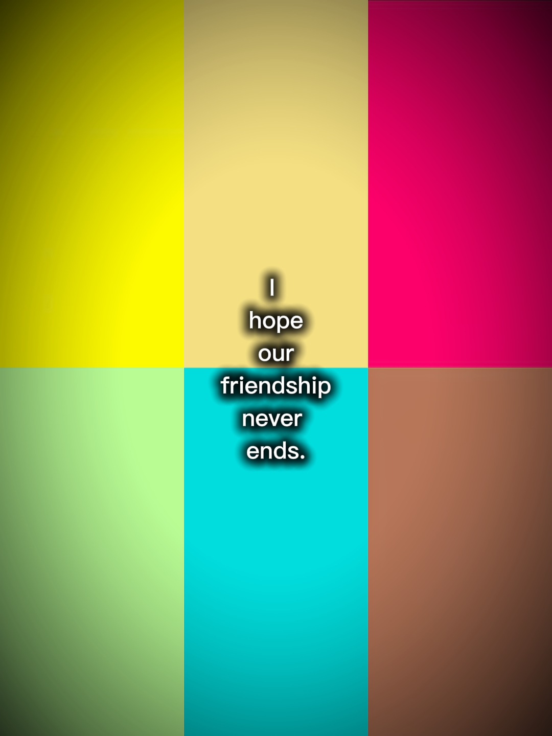 Espero nuestra amistad 