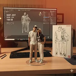 AI MINIATURE COUPLE