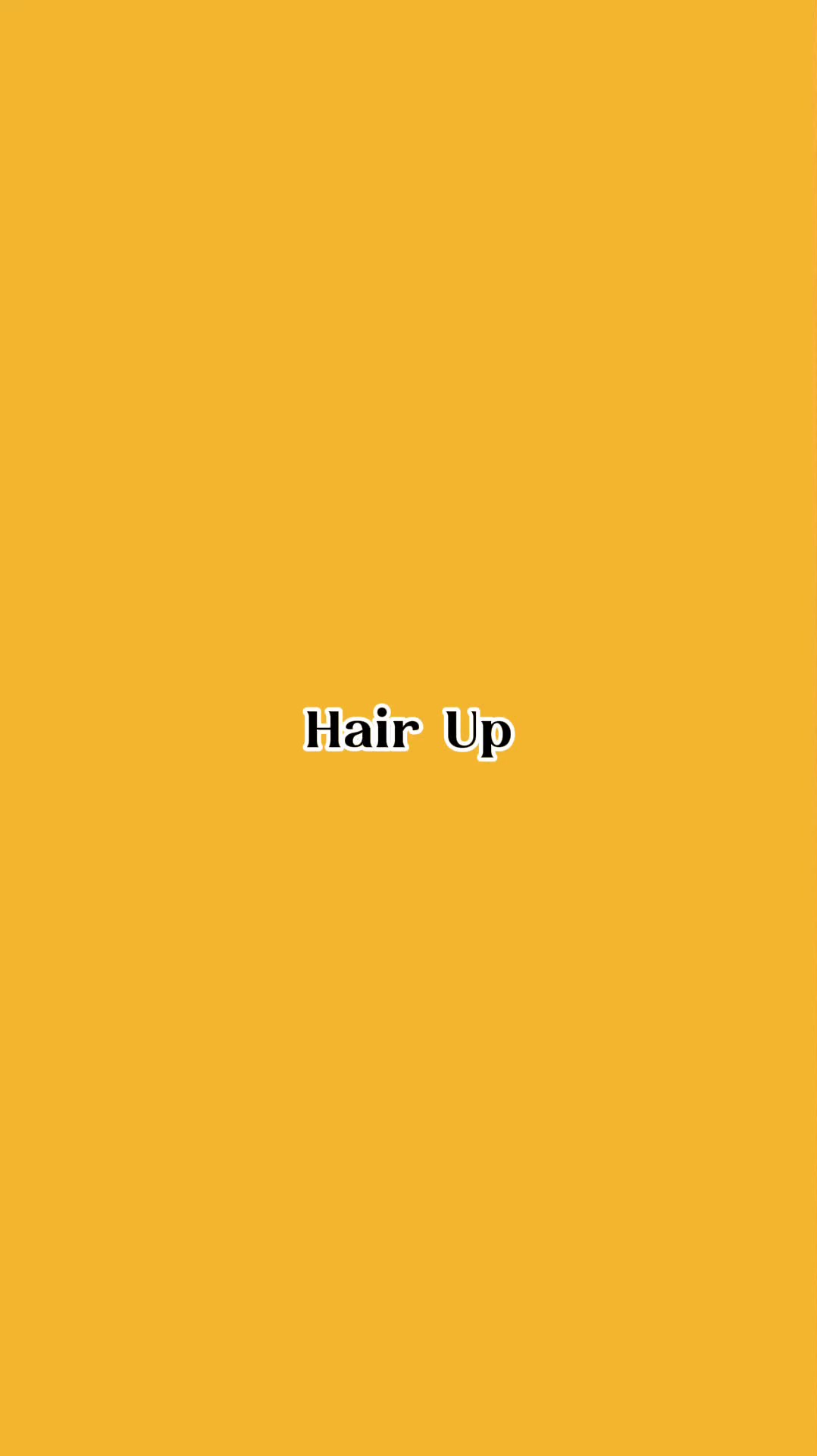 Haare hoch