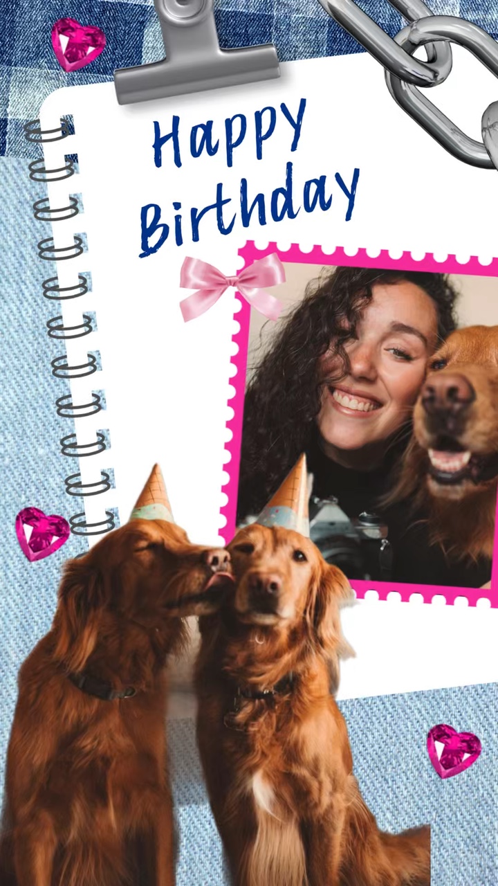 Geburtstag mein Hund