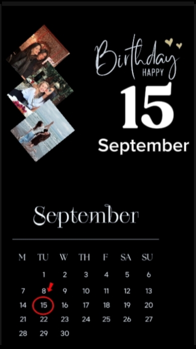 HBD Sister 15 Septem