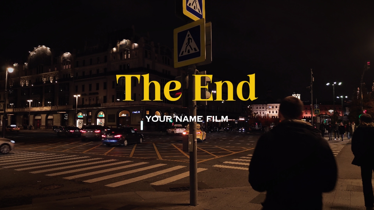 CENA DE CRÉDITO FILME |