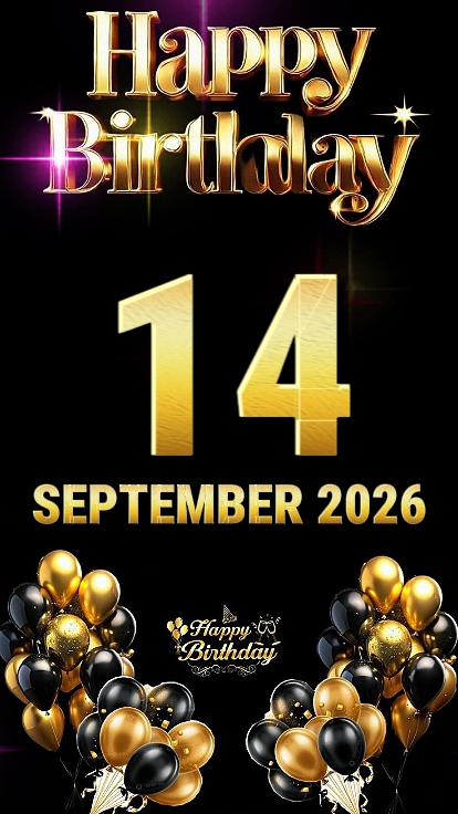 HBD 14 September2026