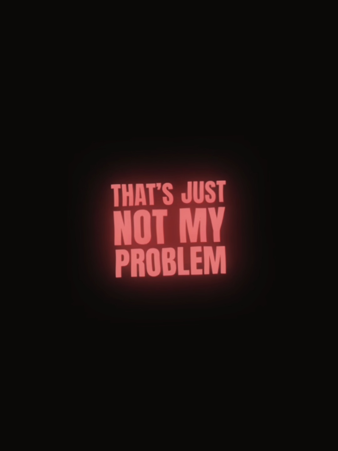 not my problem