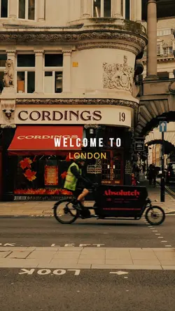 WELCOME TO LONDON