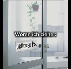 Woran ich ziehe