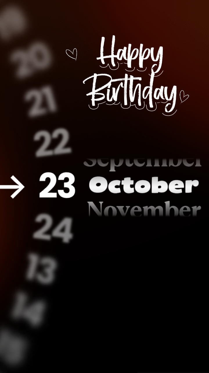 HBD 23 OCTOBER