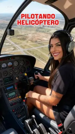 Pilotando helicópter