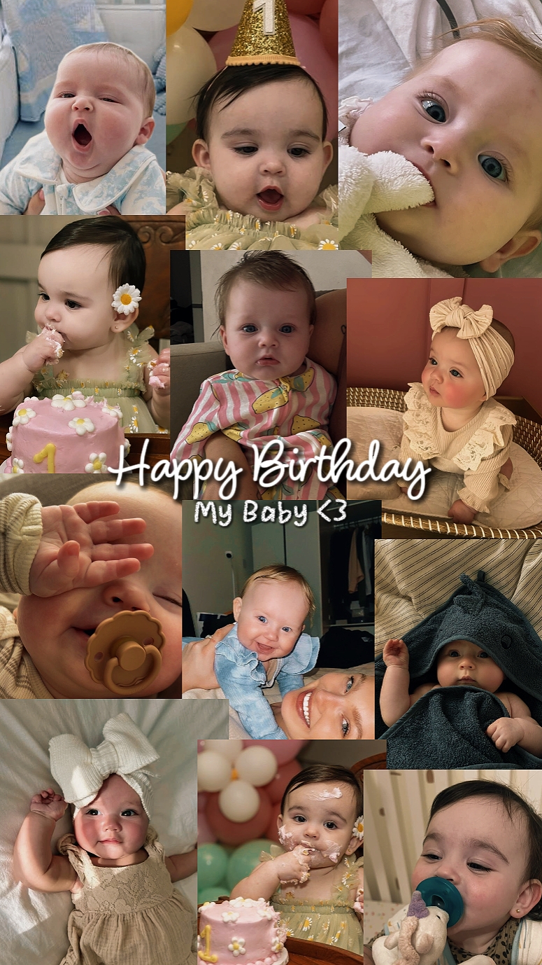 Feliz Cumpleaños Mi Bebé