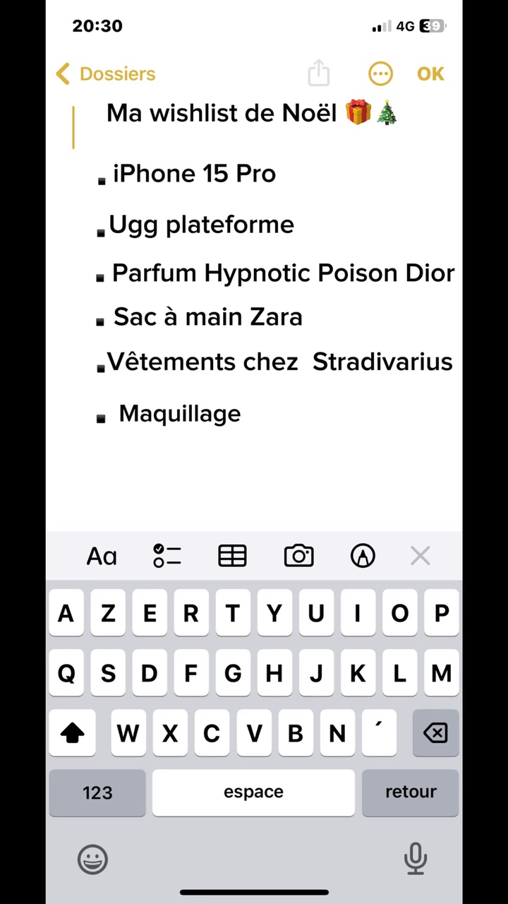 Wishlist de noël 🎁🎄