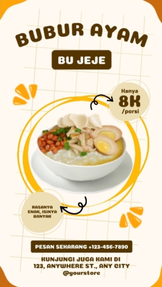 Promotions BUBUR AYAM