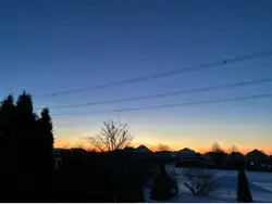 Sun goes down