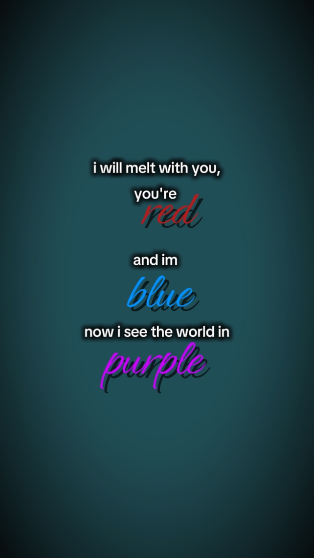 rouge, bleu, violet 