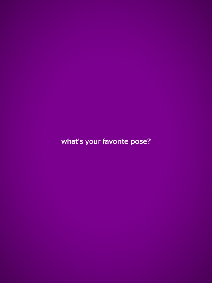 favorite pose 