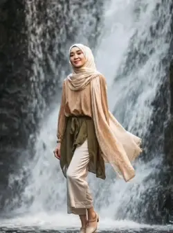 Di Bawah Air Terjun