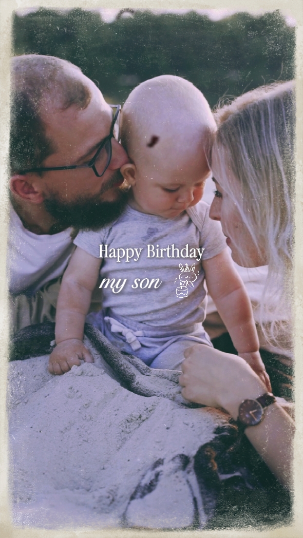 Hbd 내 아들_스크롤