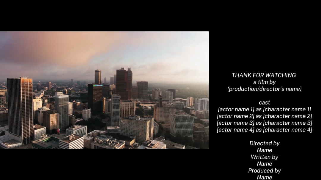 film outro