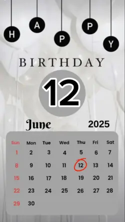 birthday 12 june