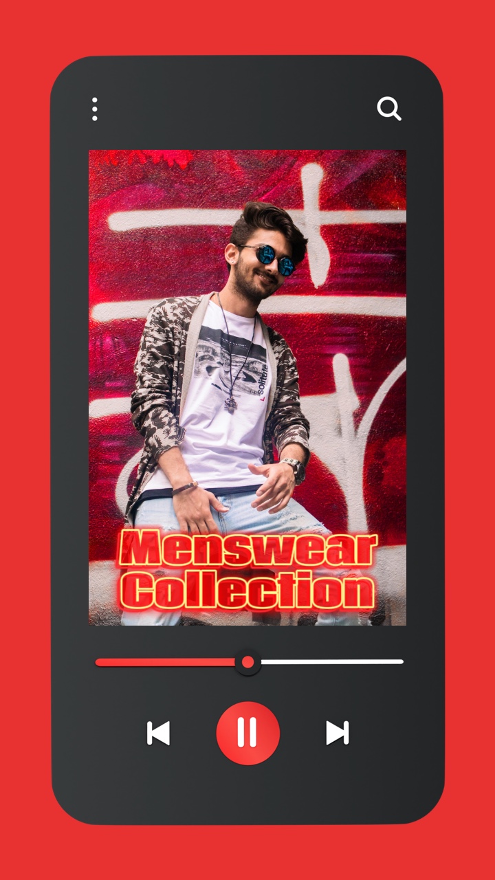 Menswear Collection Screen Recreation TikkTok Style
