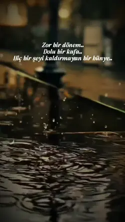 Yorulduk... 