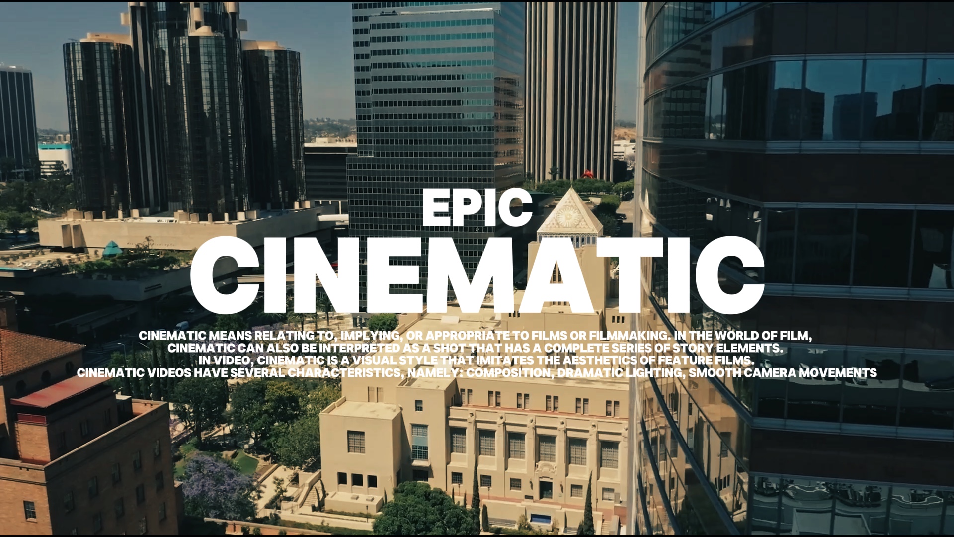 TRÁILER CINEMÁTICO