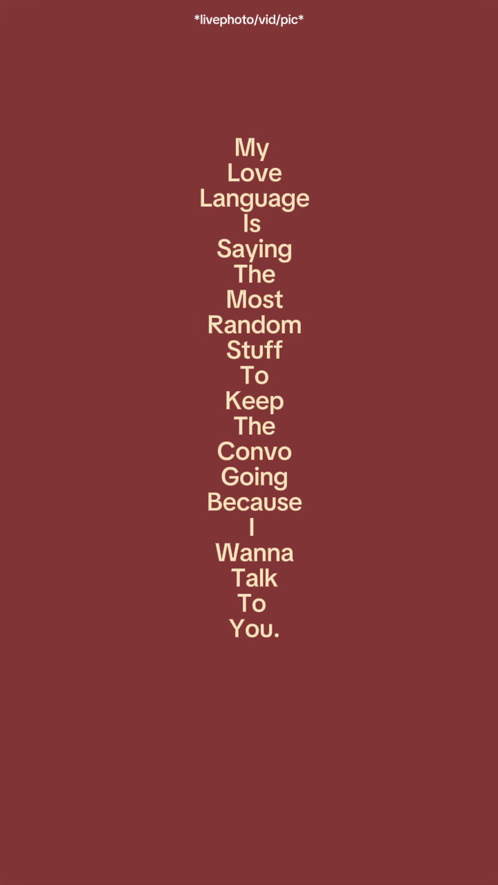 Meine Liebessprache ist 