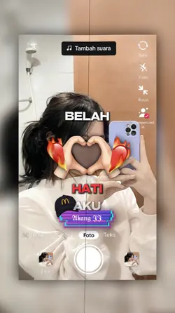 belah hati aku