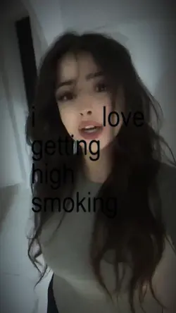 i love getting high