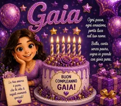 Auguri Gaia 