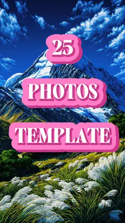 25 Photo Template 