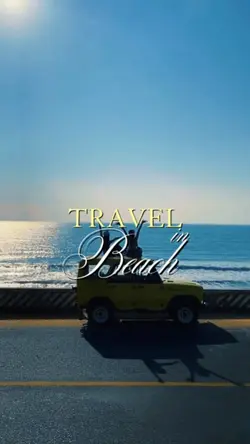 Travel in beach