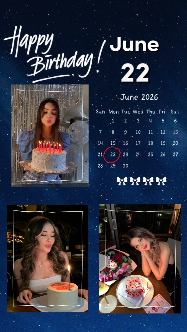 anniversaire le 22 juin