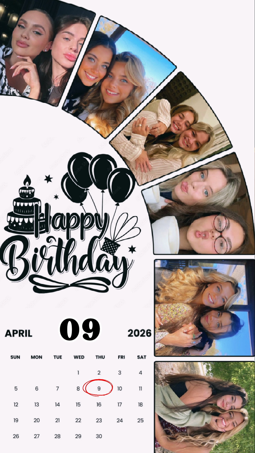 ANNIVERSAIRE 09 AVRIL 