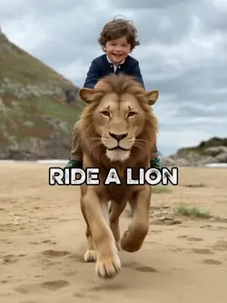 Ride a lion