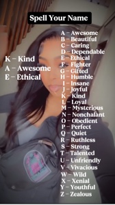 Spell your name 