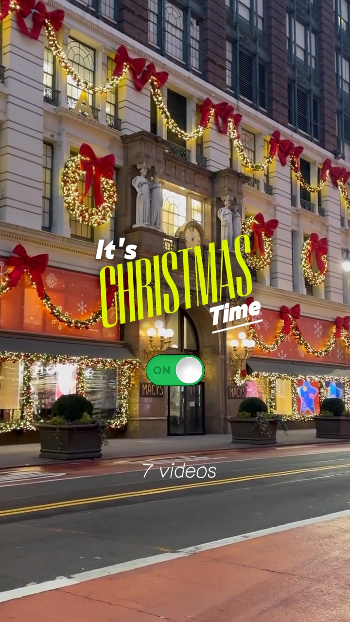 It's Christmas time
