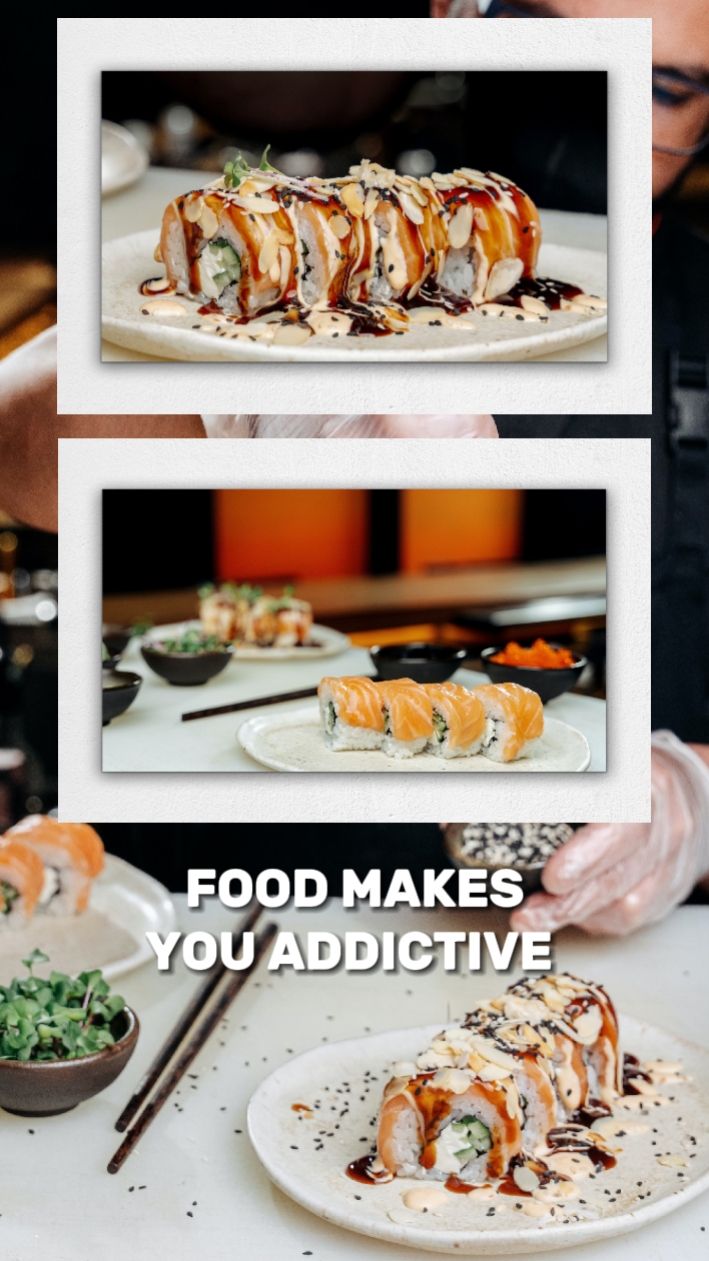 Tampilan Produk Makanan Buka Taks Gaya TikTok. 
