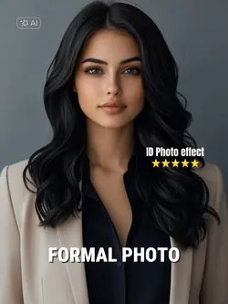 Formal id photo