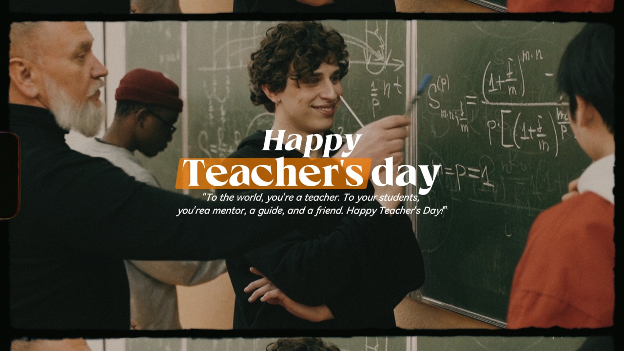 FELIZ DIA DO PROFESSOR