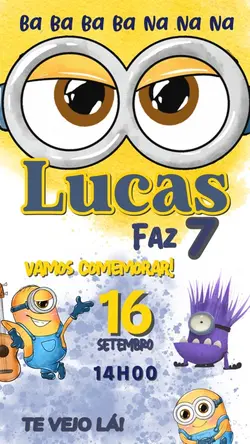 Convite Minions