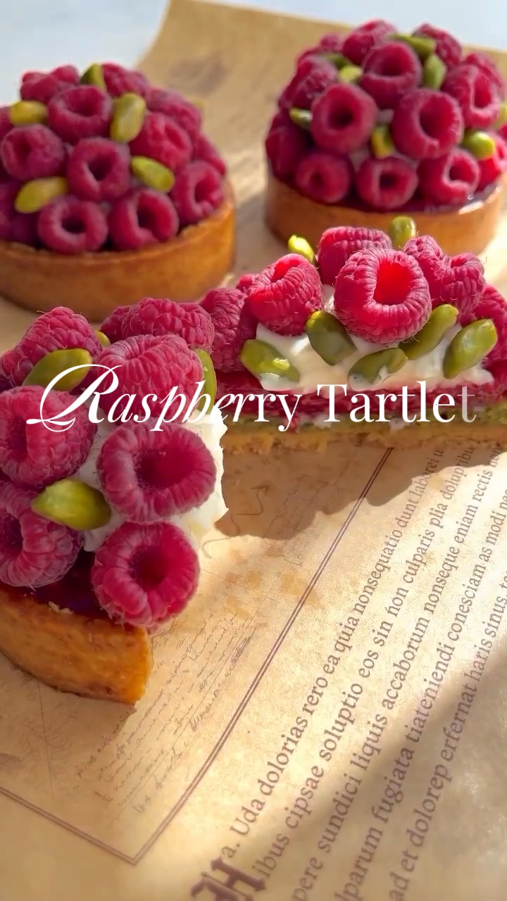 Tartelette aux framboises